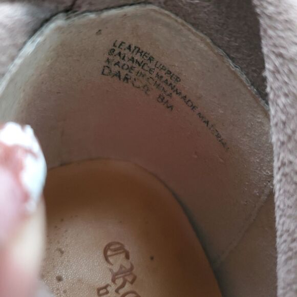 Crown Vintage Booties Women's Size 8M Brown Suede Darcie Slouch High Ankle Boots - Picture 7 of 9